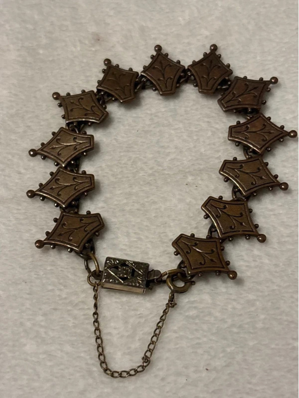 Vintage Copper mid-century Modernist Bracelet